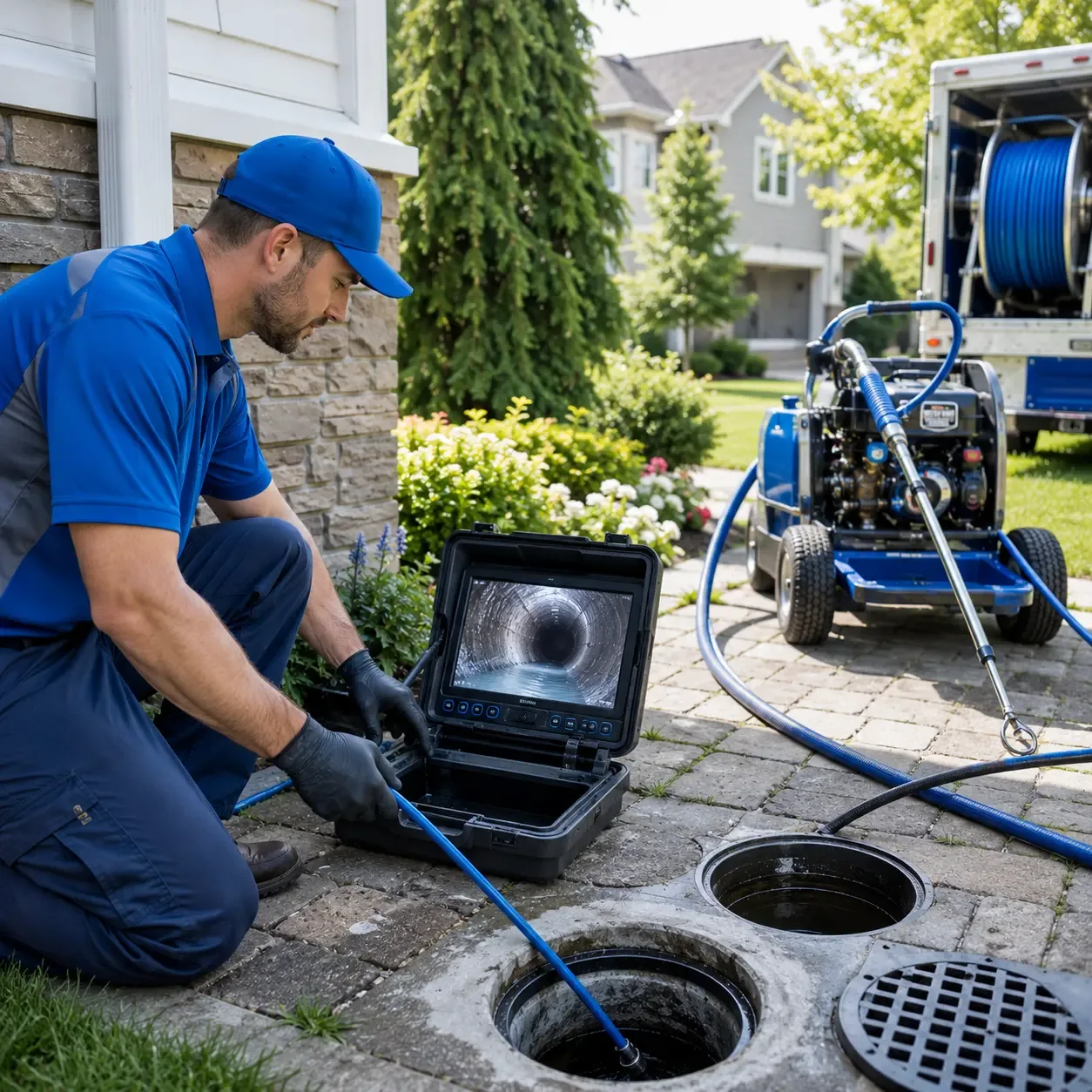Outdoor drain cleaning professionals serving San Elizario, TX